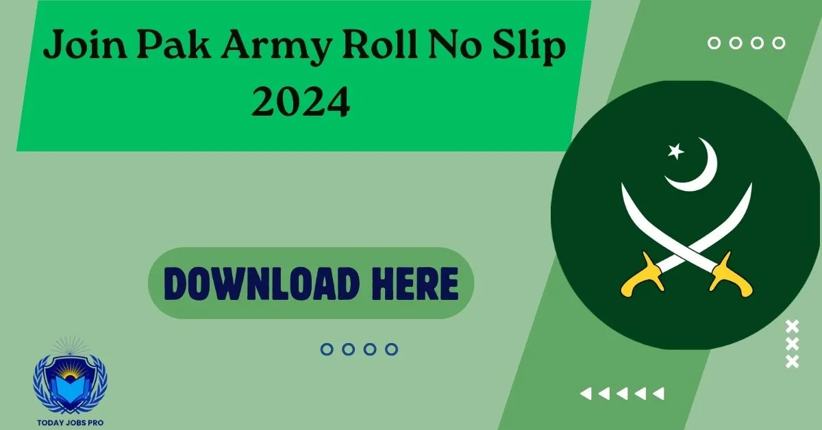 Join Pak Army Roll No Slip 2024 Download