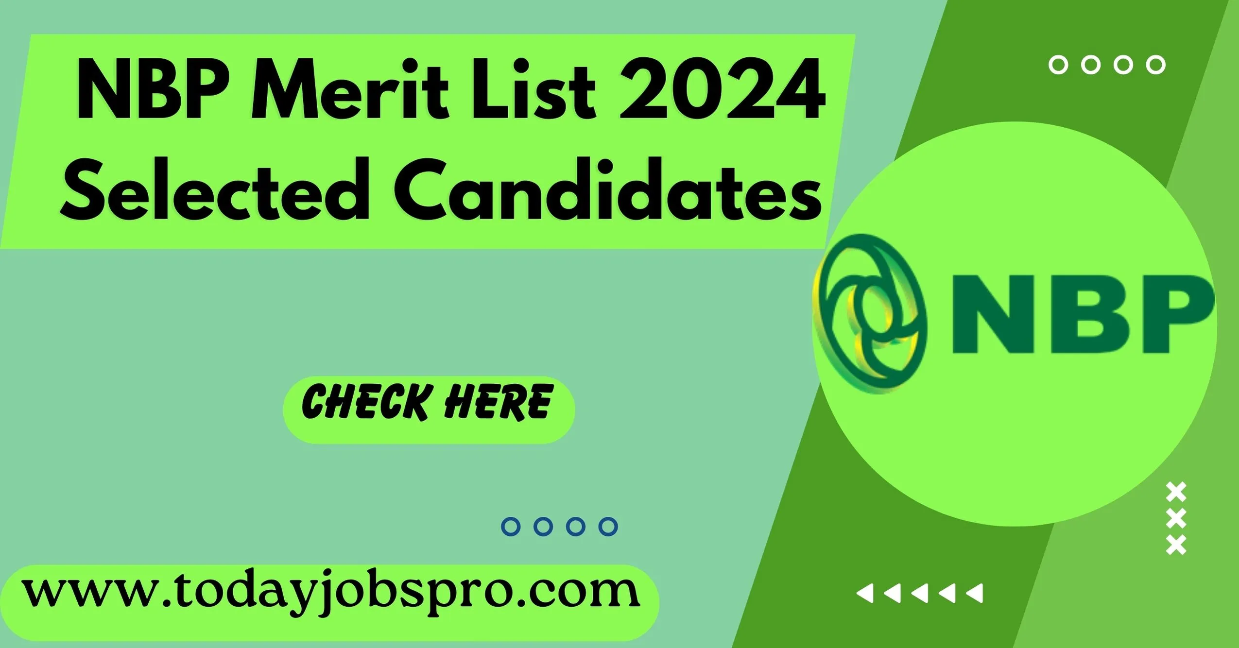 National Bank NBP Merit List 2024 Selected Candidates