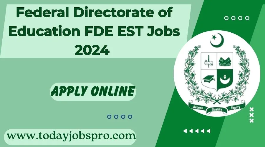 FDE EST Teacher Jobs 2024 Online Apply, Last Date, Advertisement