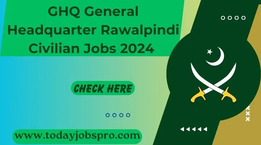 GHQ Civilian Jobs 2024 Online Apply, Last Date| amdte-rect.gov.pk